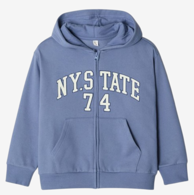 스파오키즈 NY STATE 기모 후드 집업 SPMZG11KU1