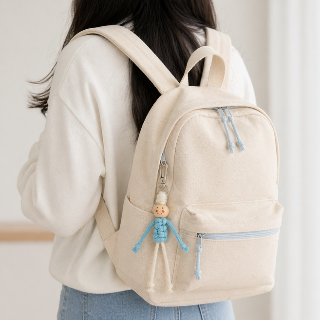 뉴에잇 걱정 고민 인형 6p, 1세트, 레드 핑크 블루 스카이블루 그린 옐로우