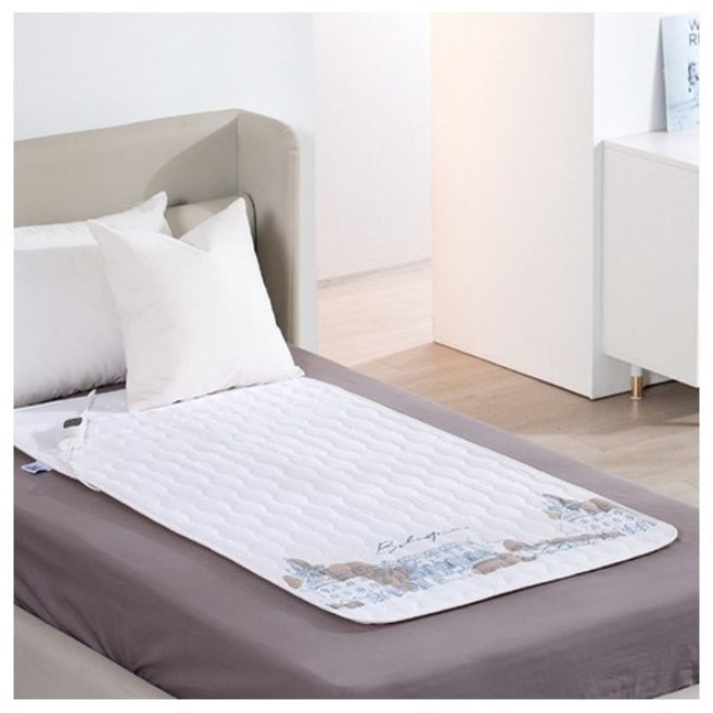 이메텍 프리미엄 전자파안심 순면 전기요 IMB-095, 화이트 볼로냐, 싱글(W 80cm x H 150cm)