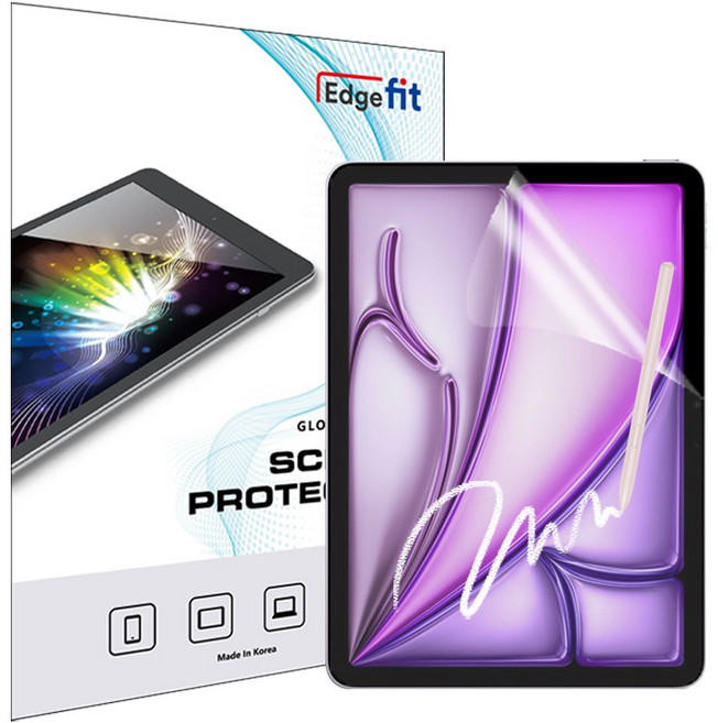 엣지핏 아이패드 갤럭시탭 저반사 종이질감 지문방지 액정보호필름, 1개