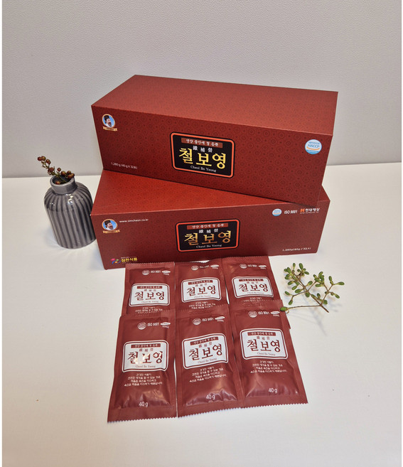 심천식품 철보영 1280g*2box 본사 정품 직배송 심천의학가이드 추천, 1.28kg, 2박스, 64개 40g