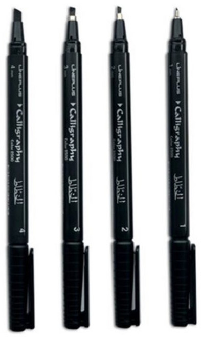 라인플러스 캘리그라피펜 4종 세트 손글씨, 1개