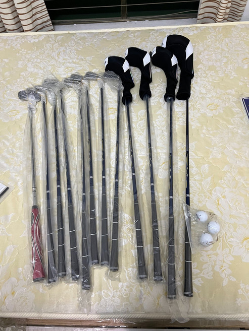 高爾夫球具 套裝 全套12只 右手 推杆 木杆 鐵杆, 長度跟度數請留言給賣家, 1度