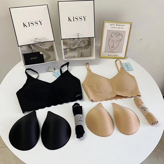 KISSY無鋼圈內衣 舒適透氣 可拆卸胸墊