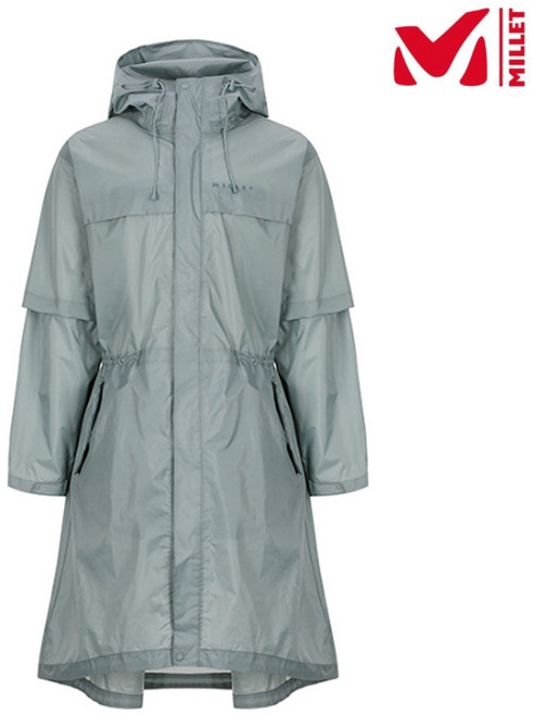 밀레 밀레 신상특가 남여공용 방수코트 우의 라이트 립 레인코트_MXSXE967AIII_US, STEEL GREY(M1)