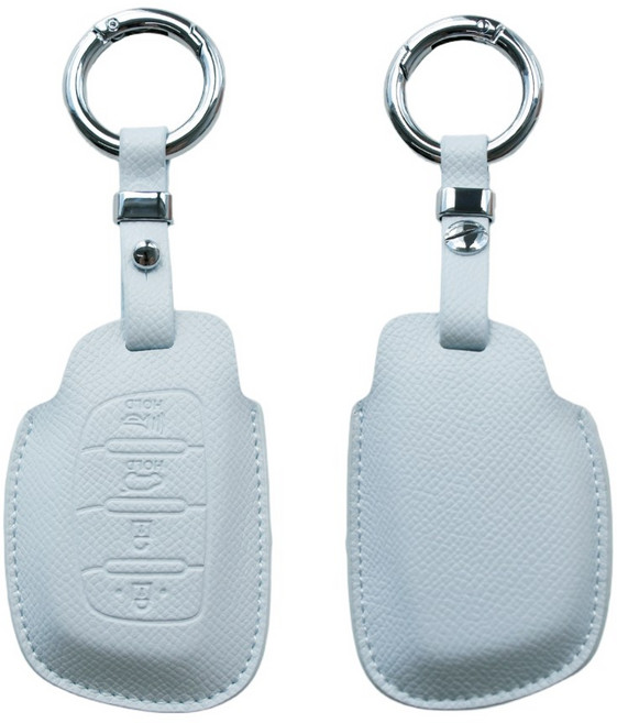 트니르 현대 호환 E타입 더 뉴 신형 캐스퍼 스마트키 가죽케이스 CASPER 차량용품, 스카이블루