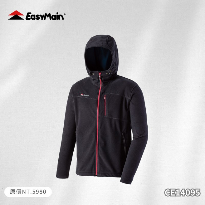 衣力美 男輕暖防風透氣外套 Polartec Wind Bloc