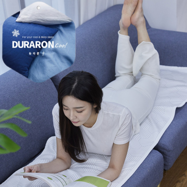 와우팡 듀라론 6인쇼파용 55x200 냉감패드 쿨매트 시원한여름 아이스침대 쇼파거실, 6 5~6인용 쇼파용(55x200)