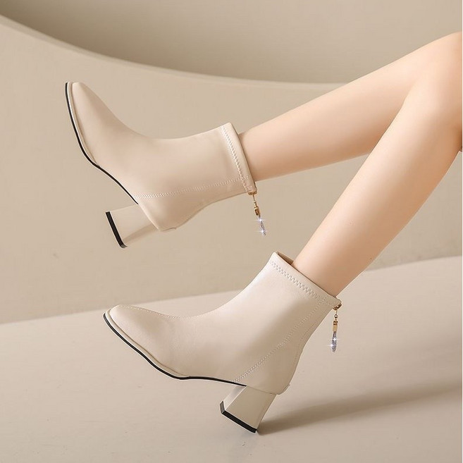 모코뮬리 샘플 데일리 여성 앵클부츠