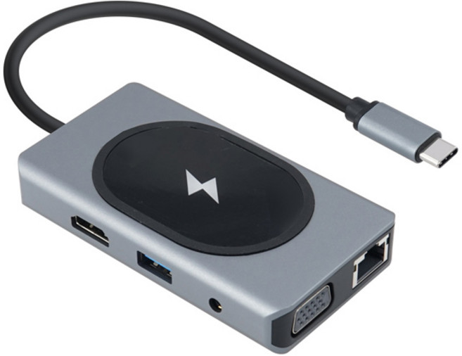 무선충전 올인원 멀티 컨버터 카드리더 C타입, TB616-멀티 컨버터, 1개