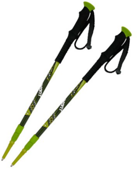 휴몬트 3단 등산스틱 MSL-505, 그린, 1개
