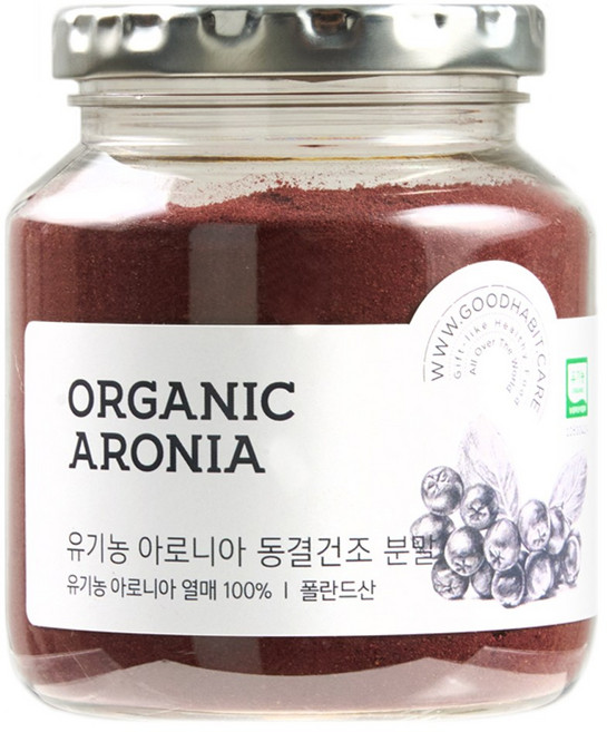 착한습관 유기농 아로니아 동결건조 분말, 2개, 150g