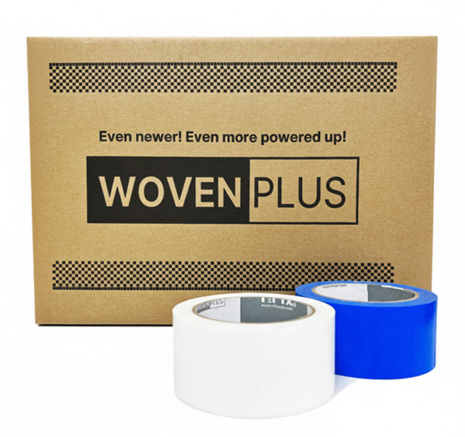 우벤플러스 흰색 50x25m 보양테이프 무잔사 끈적임없는 테잎 끈적이 인테리어 건축보양, 1개