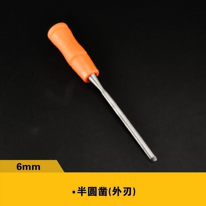 無品牌 多功能木工鑿子, 1個, 半圓鑿 外刃 ,24毫米