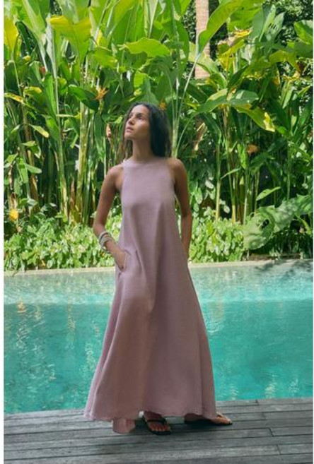 자라 ZARA 루즈 미디 원피스 - 접시꽃 가루 선물추천