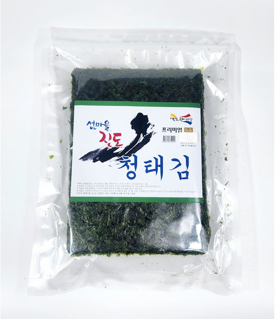 무염 청태김 보관이 편리한 지퍼팩포장 섬마을진도 청태김, 1개, 140g