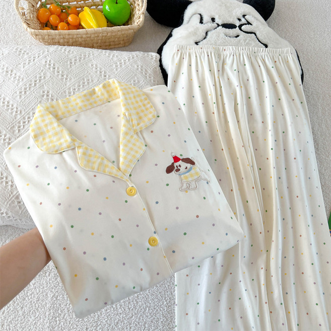 레티시아 2025긴팔 잠옷세트 홈웨어 파자마