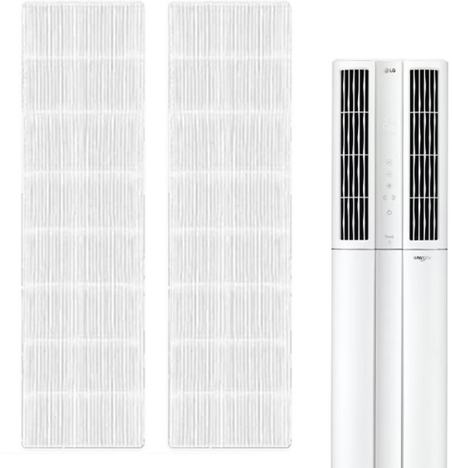 [호환] LG 듀얼 에어컨 초미세먼지 필터 2장 FNQ161DT1W FNQ161DT2W, [호환] LG 듀얼 에어컨 초미세먼지 필터 2장 FNQ