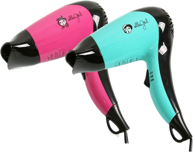 조아스 엘르 여행용 미니 헤어 드라이어 EG-100 드라이기, 핫핑크