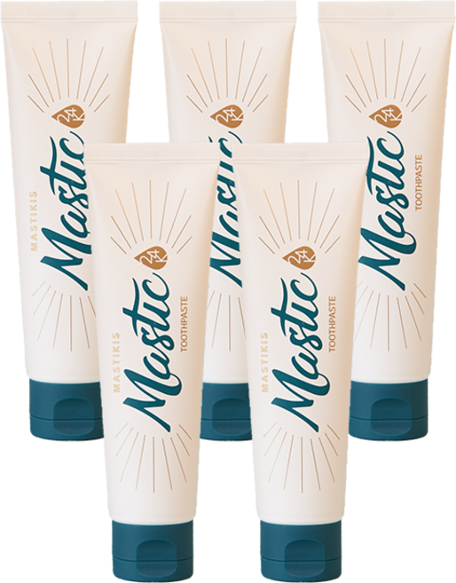 매스틱치약 / 매스틱 고함량 / 무불소 / 그리스산 매스틱 수지 함유 / 매스틱24K, 5개, 110g