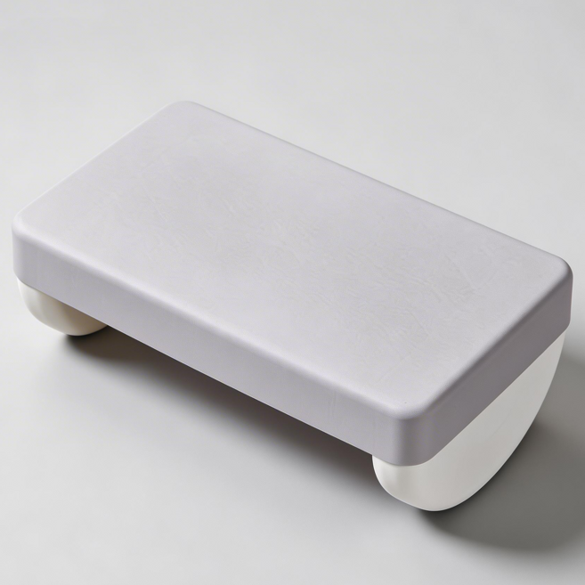 세이섬 책상 발받침대 흔들 다리받침 얇은 쿠션증정 사무실 풋레스트 오피스 다리거치대, 그레이