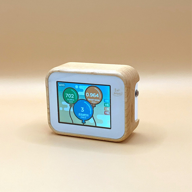 코아미세 S3 공기질측정기 미세먼지 휘발성유기화합물 이산화탄소 측정, 1개