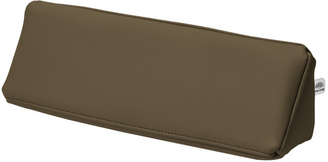 이지스 차량용 틈새 허리 삼각 쿠션, 2개, 올리브 브라운