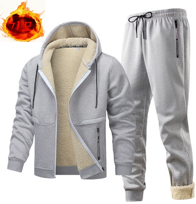 스타일닥터 남성 후드 점퍼 루즈핏 캐주얼 트레이닝복 남자 상하세트