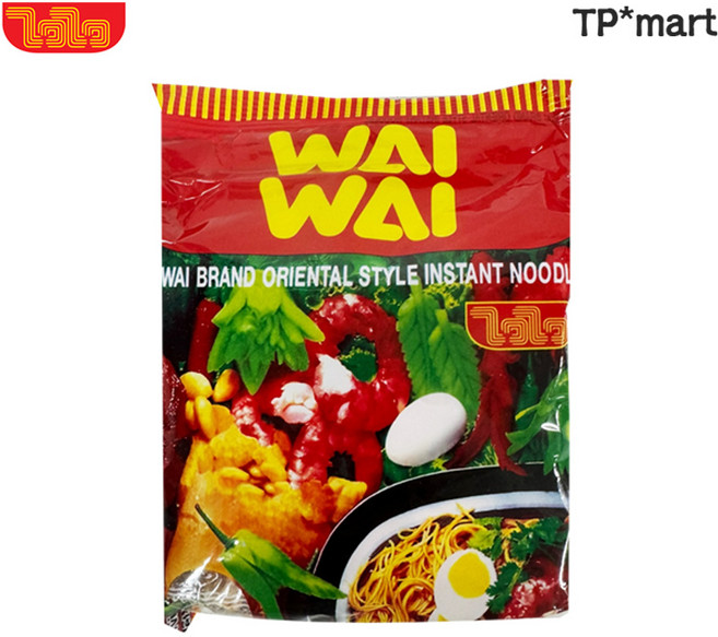 태국 라면 와이와이 오리엔탈 스타일 인스턴트 누들 60G, 1개