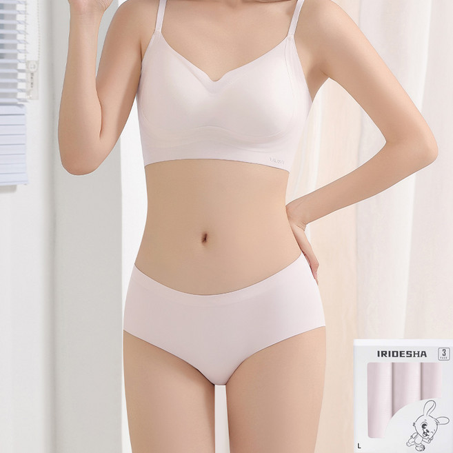 심리스 무선팬티 누드 무봉제 박음질 노라인 편안한 여성팬티 3P/6P