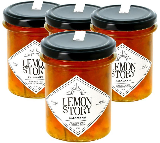 프랑스 레몬스토리 Lemon Story Kalamansi 깔라만시 잼 220g, 4개