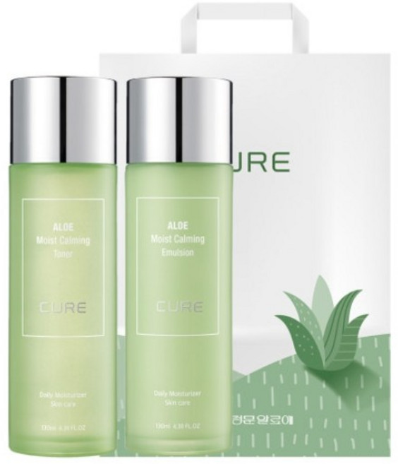 [김정문알로에] 큐어 카밍 토너+카밍 에멀젼, 8개