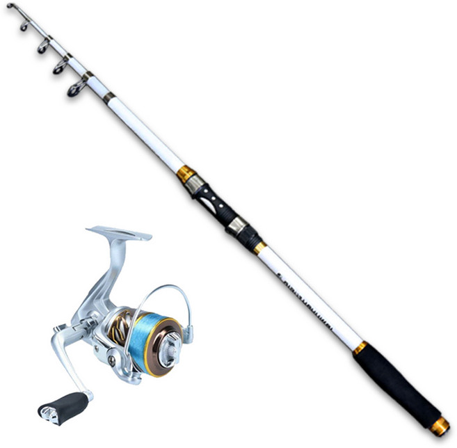 다이와릴 스피닝릴(줄감긴 벌크형)+원투 낚시대 세트 바다 민물 낚시 짬낚시 방파제 묶음추, 01.디아제 원투대360+다이와 3000릴