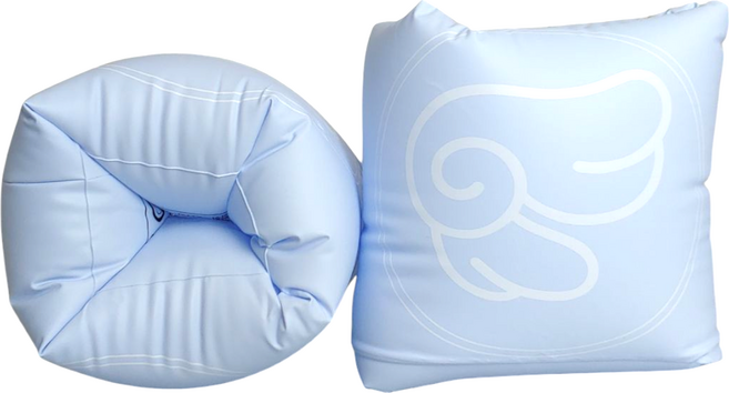 캠포티아 코튼캔디 암튜브 어린이 성인 팔튜브 물놀이 수영 암링, 스카이블루, 1세트