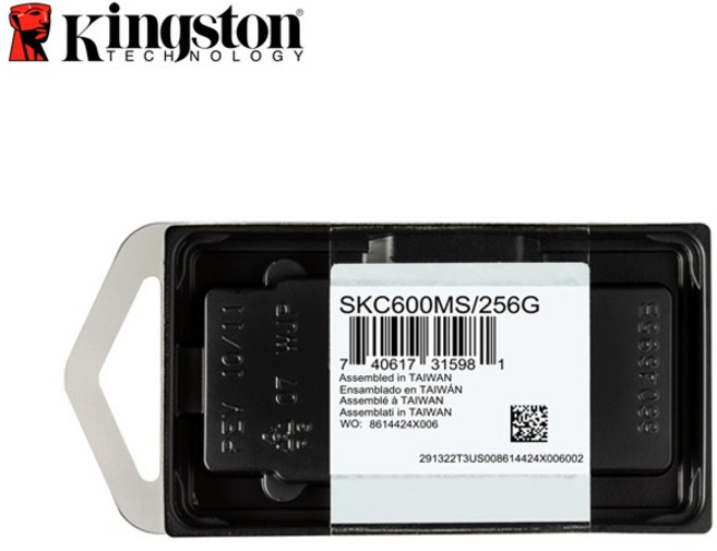 Kingston 金士頓 SKC600 mSATA SSD 固態硬碟 原廠公司貨, 256GB, 256GB
