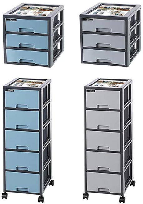 Keyway 聯府 維基 A4資料櫃 抽屜收納櫃, 三層灰DA8302超取可1個, 三層灰DA8302超取可1個, 1層
