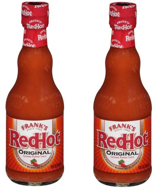 Frank's Red Hot Original 카이엔 페퍼 오리지널 핫 소스 354ml x2팩, 2개