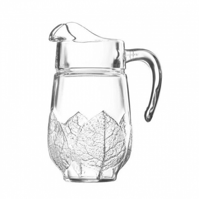 아코록 아스펜 저그 1.3L 투명 유리 물병 쥬스병, 1개