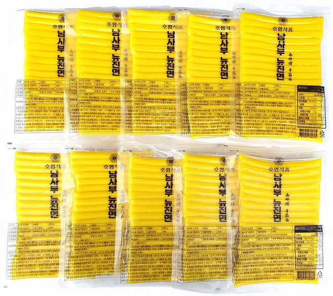 새마원 HACCP 국내생산 뉴진면 사천샤브면 마라탕사리 분모자, 10개, 400g