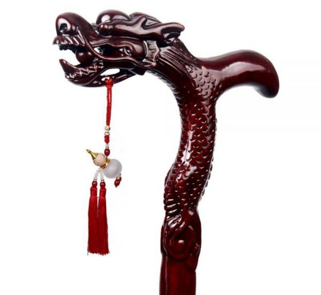 명아주 청려장 도사 연수목지팡이 선물 지팡이 할아버지 생신, 1개