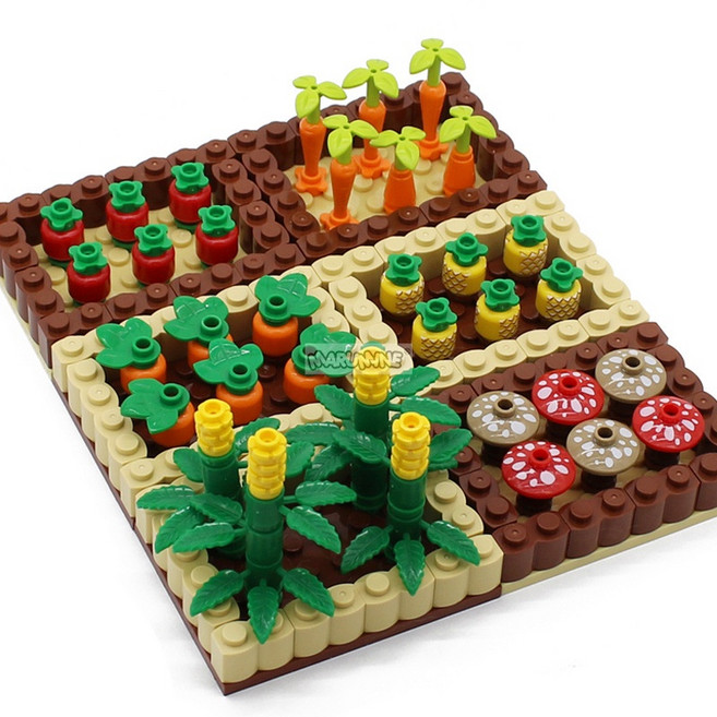 麥塊積木 快樂農場系列, 1個, 農田六款組