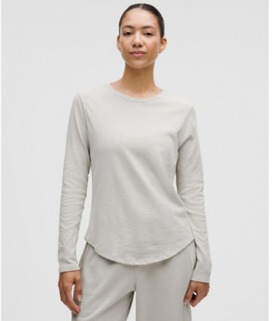 룰루레몬 LULULEMON 러브 롱슬리브 셔츠 *슬럽 저지 DVGY LW3JNGS-036865 157474