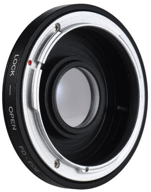 FD-EOS 렌즈 마운트 어댑터 카메라 링 광학 유리 초점 인피니티 FD 캐논용 EOS EF 바디, 한개옵션0, 한개옵션1