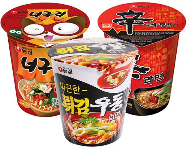 농심 소컵 너구리x6컵+신라면x6컵+튀김우동x6컵, 18개