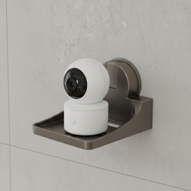 그로업스 초강력 흡착력 무타공 홈캠 거치대, 1개