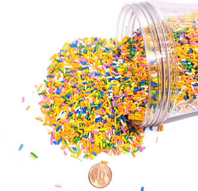 레인보우 막대 스프링클 1kg, 1개