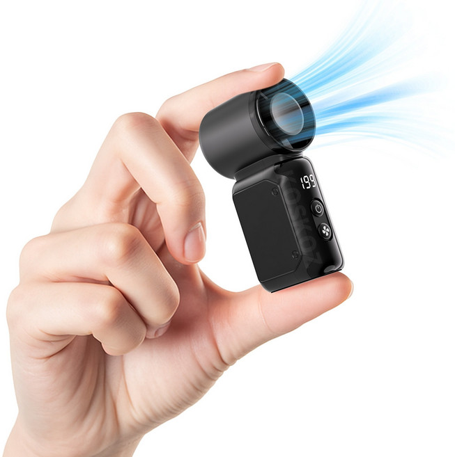 KOSKOZ 초미니 휴대용 선풍기, Black, K813