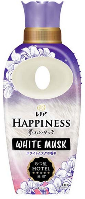 Linoa 衣物柔軟精 幸福白麝香 450mL, 1個