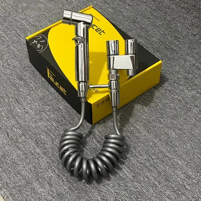 고급 스테인레스 스틸 휴대용 비데 분무기 세트 - 향상된 위생 및 편안함을 압력 샤워 헤드 콤보 쉬운 설치, 18 MZDTZ