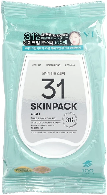 VT 코스메틱 31 스킨팩 시카 100매 VCT-01041 - 쿠팡